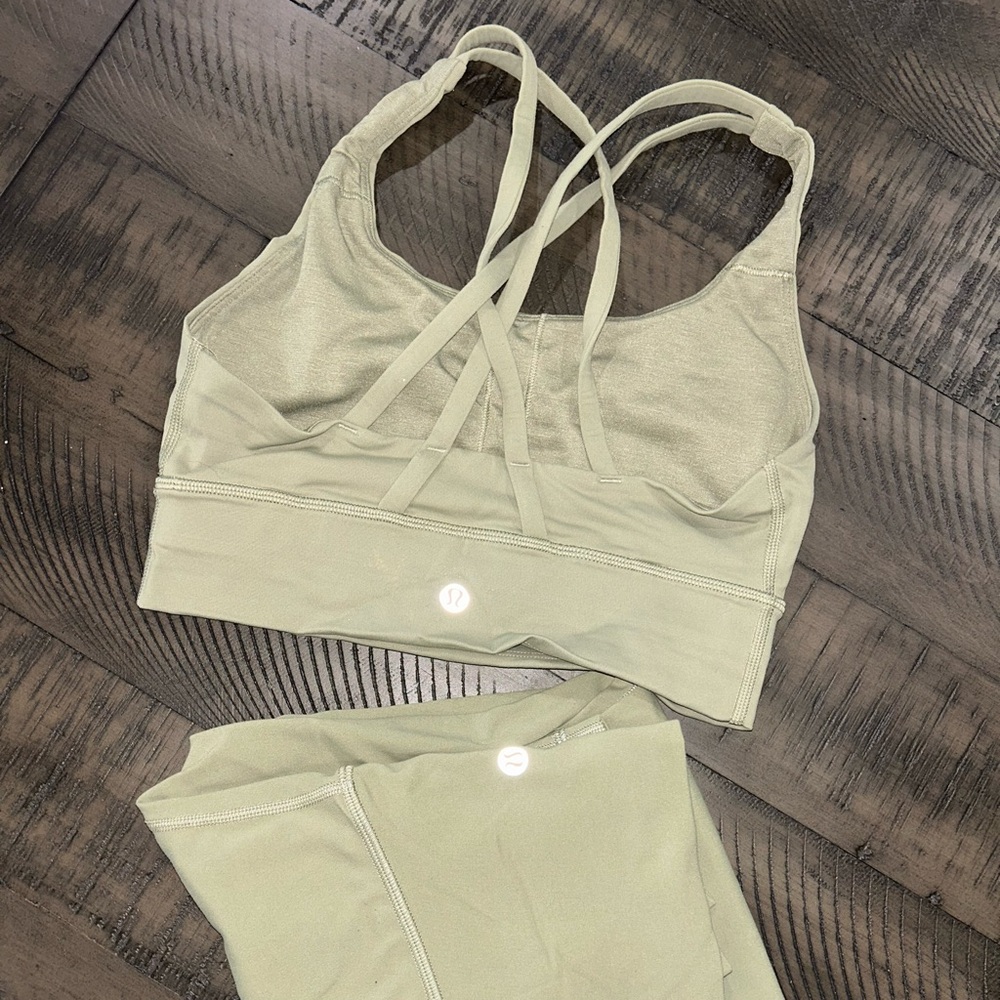 Lululemon light green Activewear Set - Picture 3 of 4